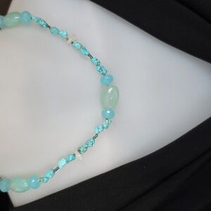 Sterling Beaded Choker Necklace